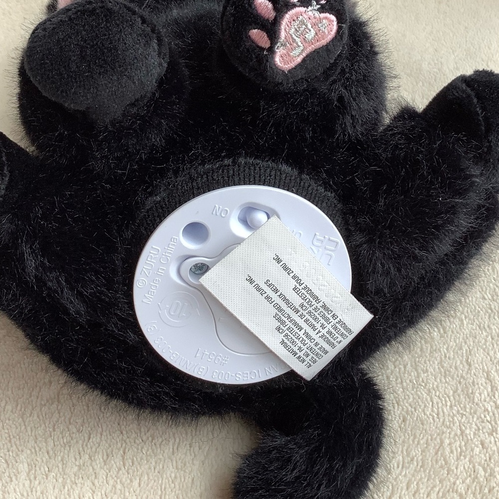 ZURU Pets Alive Smitten Kitten Black Cat Lucky Interactive Stuffed Animal Toy - Picture 10 of 13